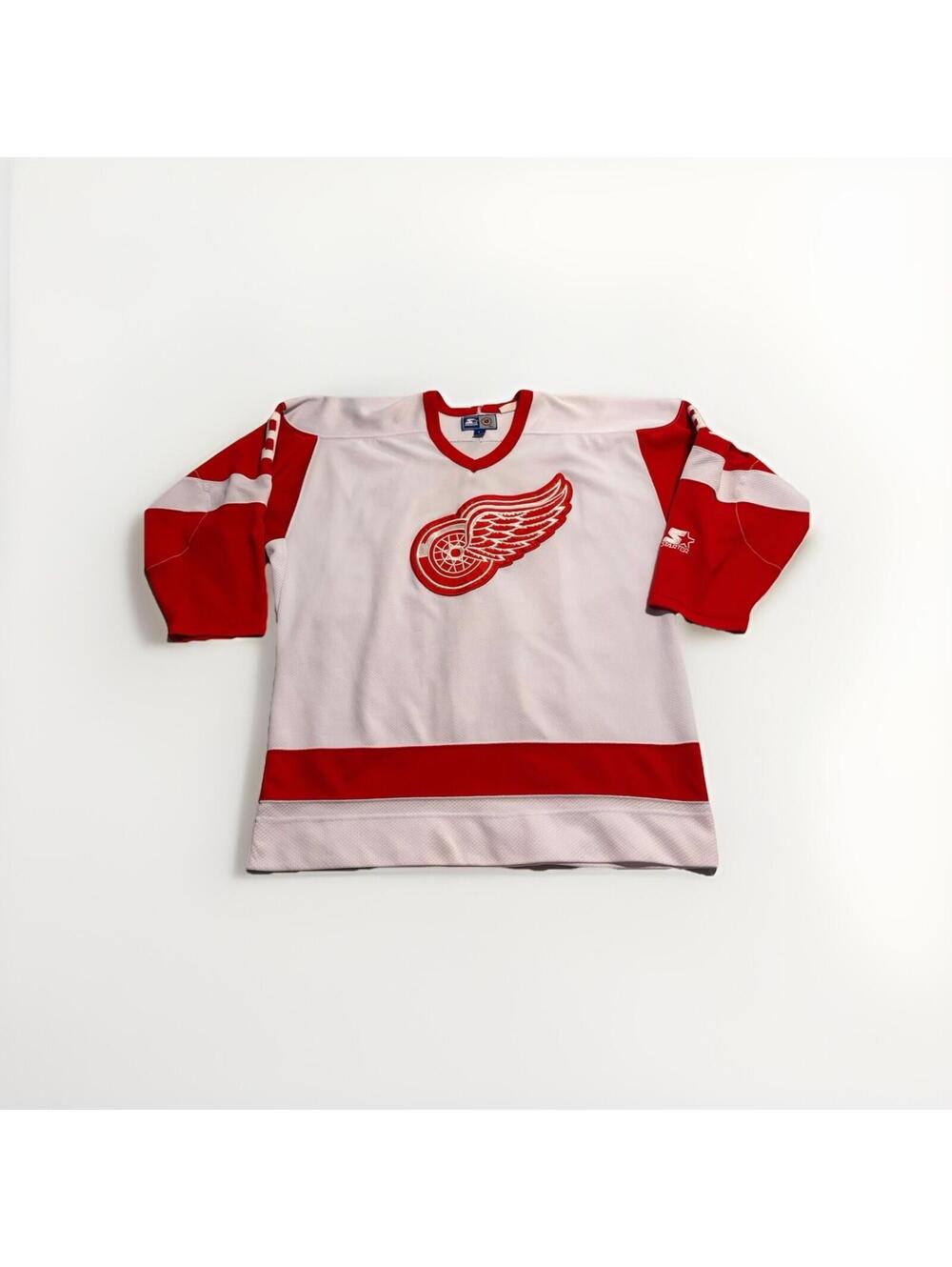 Detroit Red Wings NHL Starter Vintage Jersey Fedorov #91 Men's Size Large